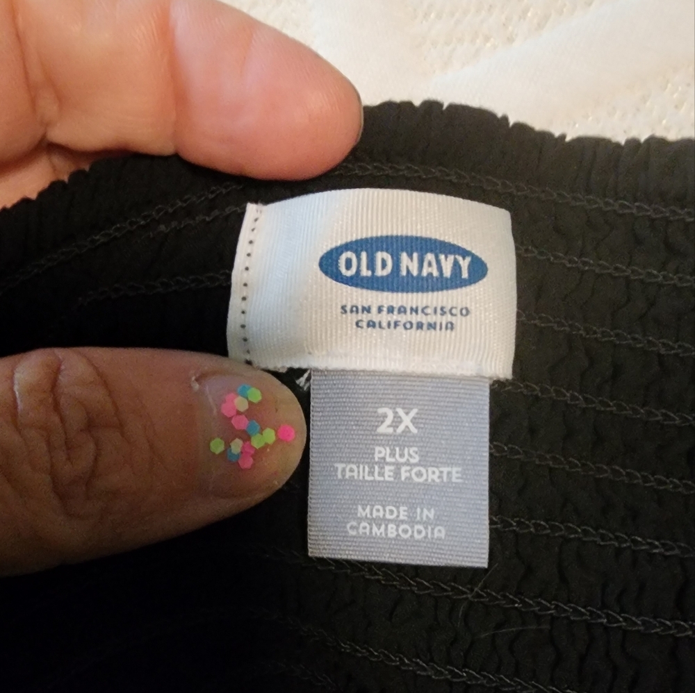 Old Navy, Fit & Flare Tiered Dress, Size 2X - Picture 2 of 3
